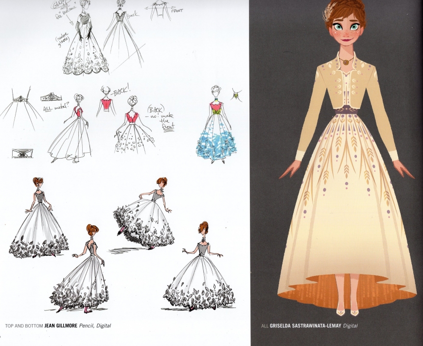 Anna's outfit from the Frozen 2 beginning