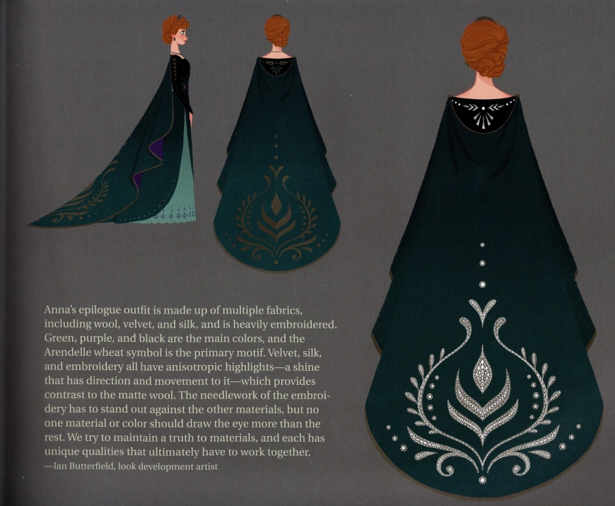 Anna's queen of Arendelle dress