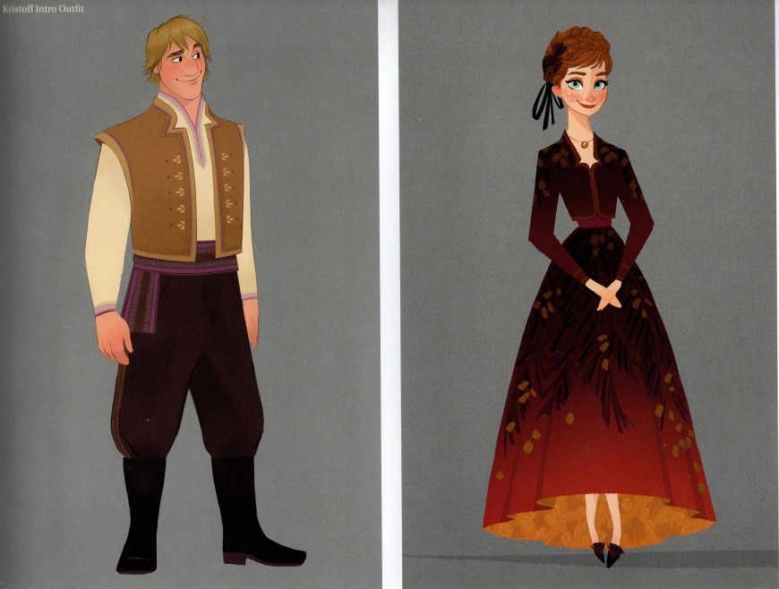 Anna's outfit from the Frozen 2 beginning Anna's outfit from the Frozen 2 beginning