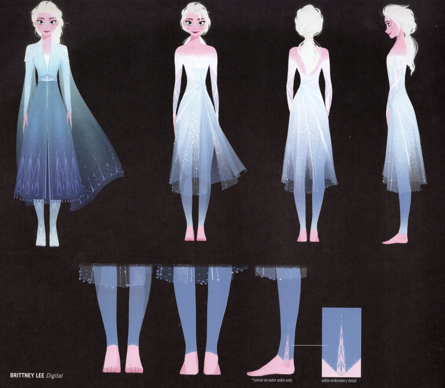 Elsa's travel outfit Frozen 2