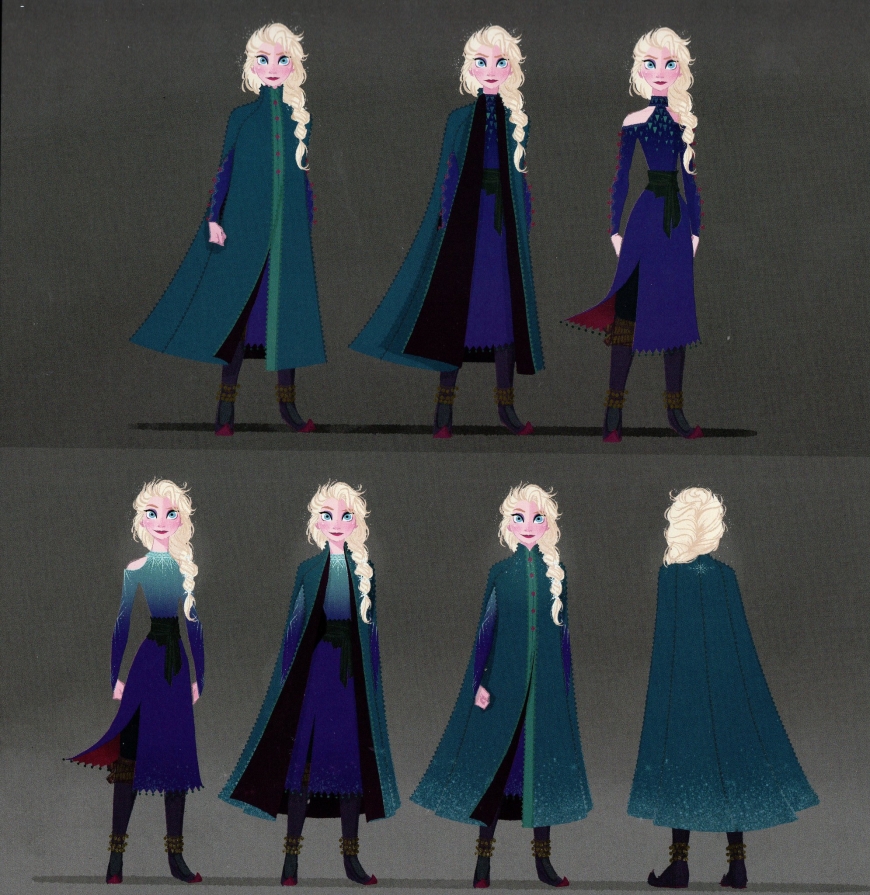 Elsa's travel outfit Frozen 2