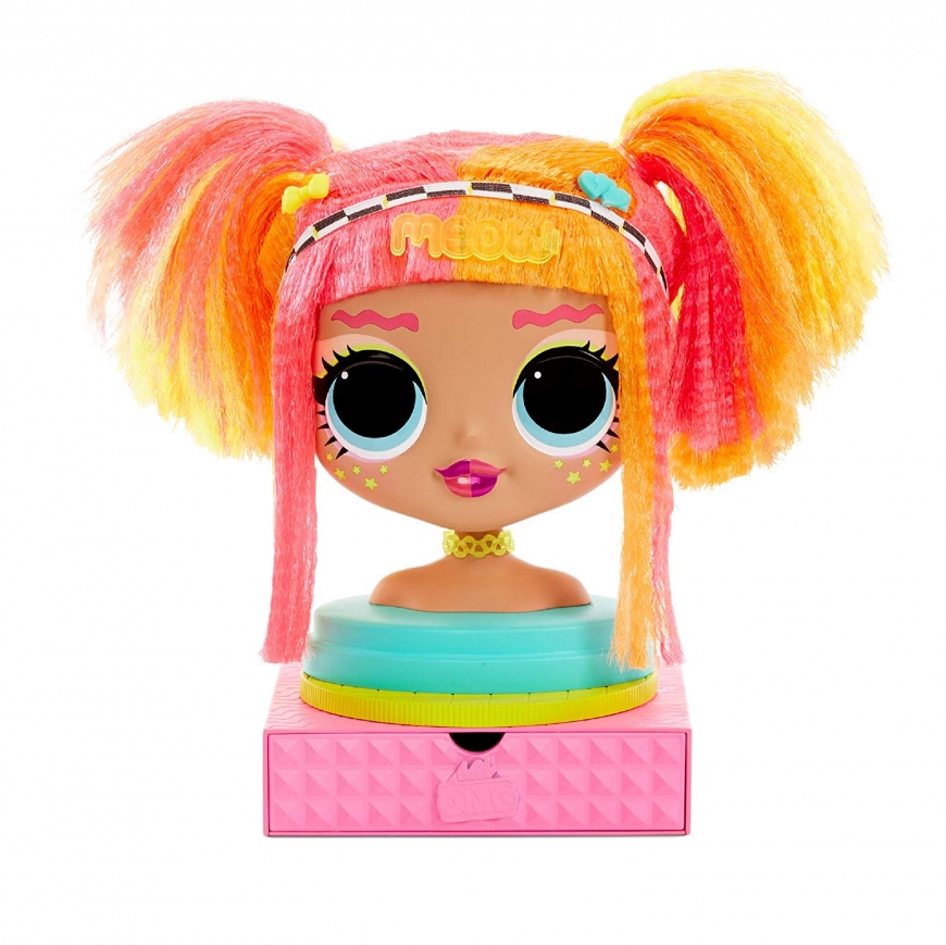 LOL OMG Styling Head Neonlicious