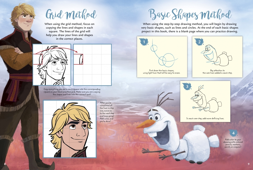 how to draw frozen 2