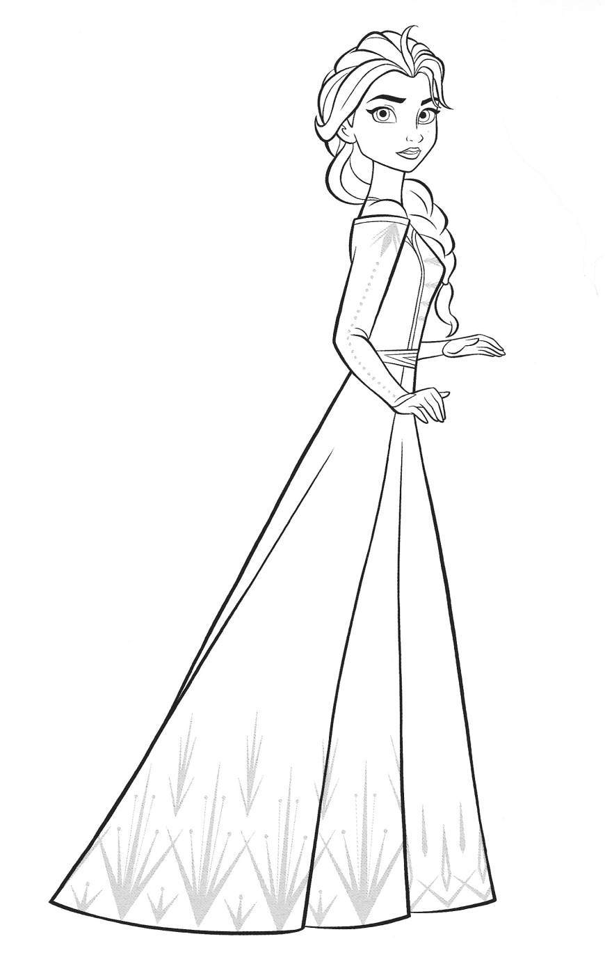 New Frozen 2 Coloring Pages With Elsa YouLoveIt