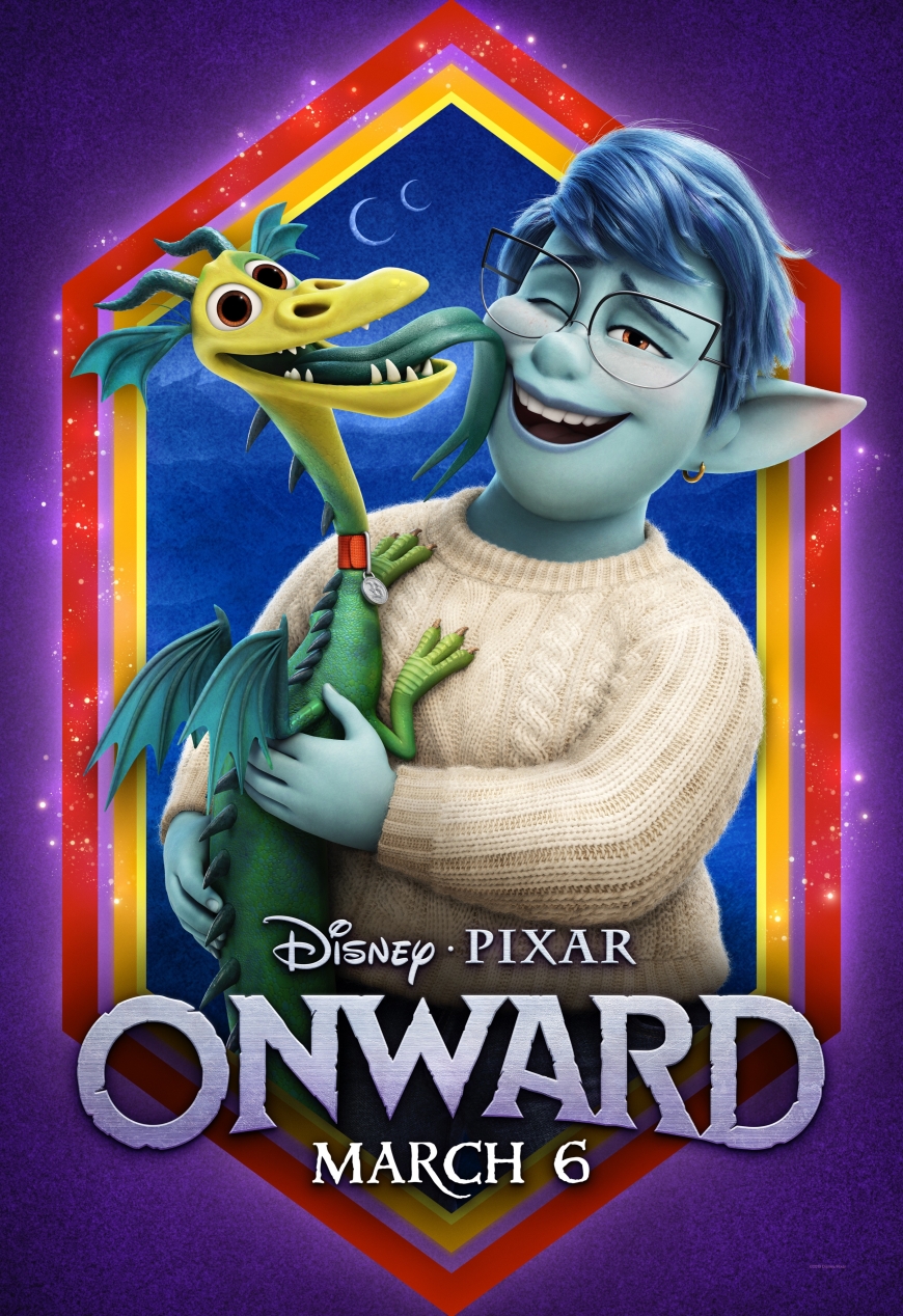 Disney and Pixar’s Onward  big poster
