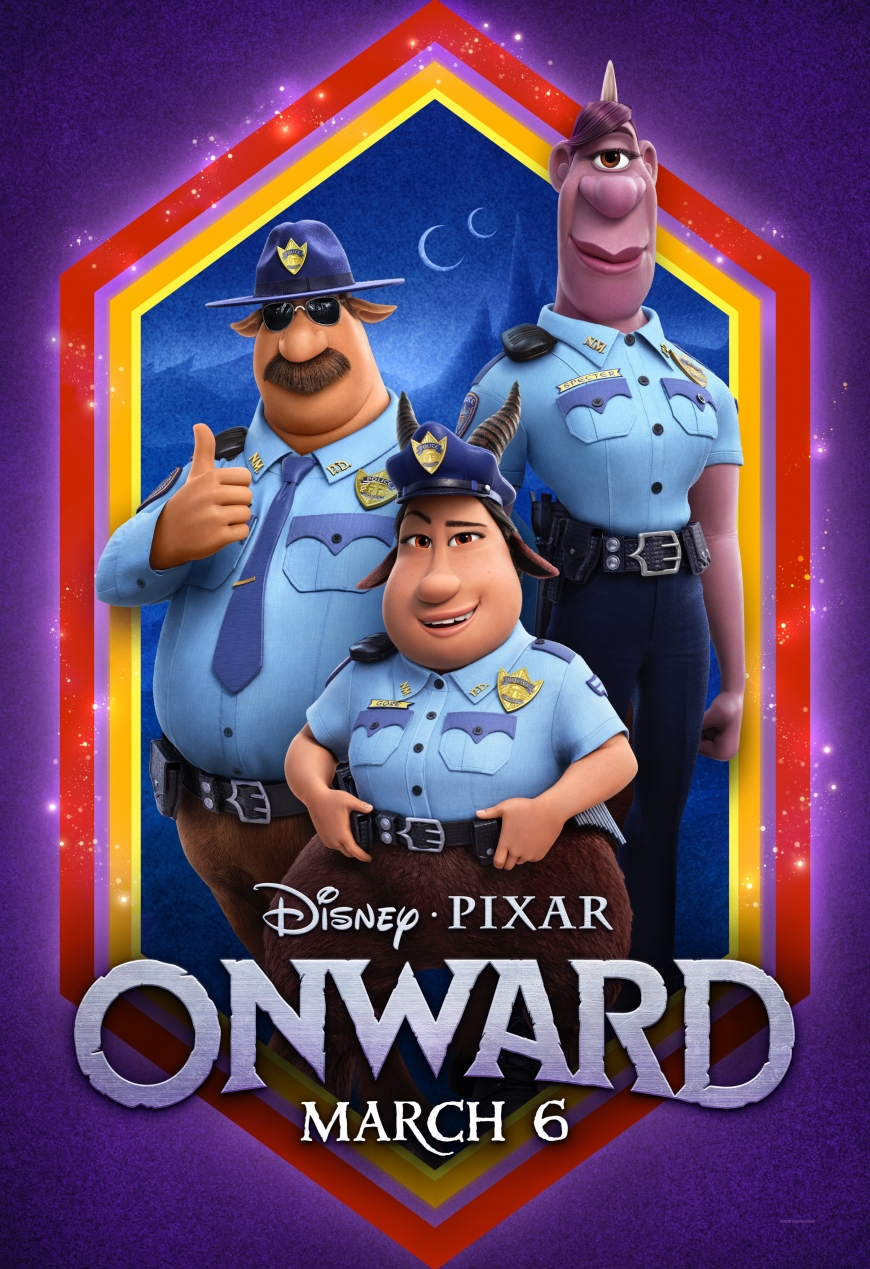 Disney and Pixar’s Onward  big poster