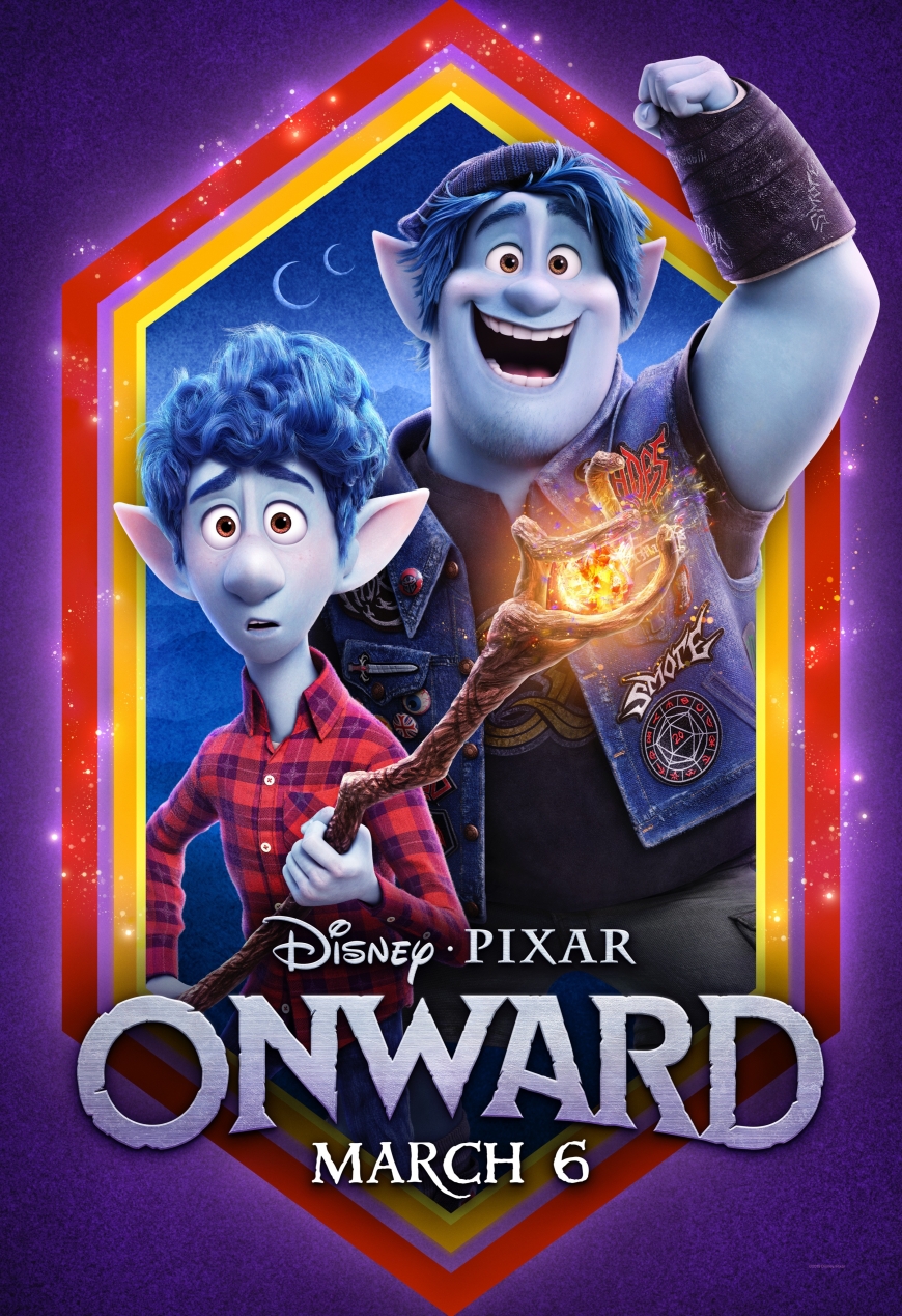 Disney and Pixar’s Onward  big poster