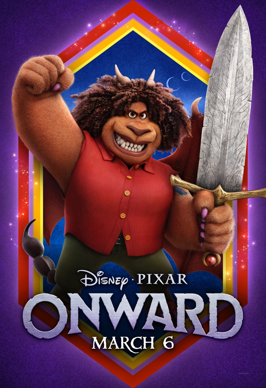 Disney and Pixar’s Onward  big poster