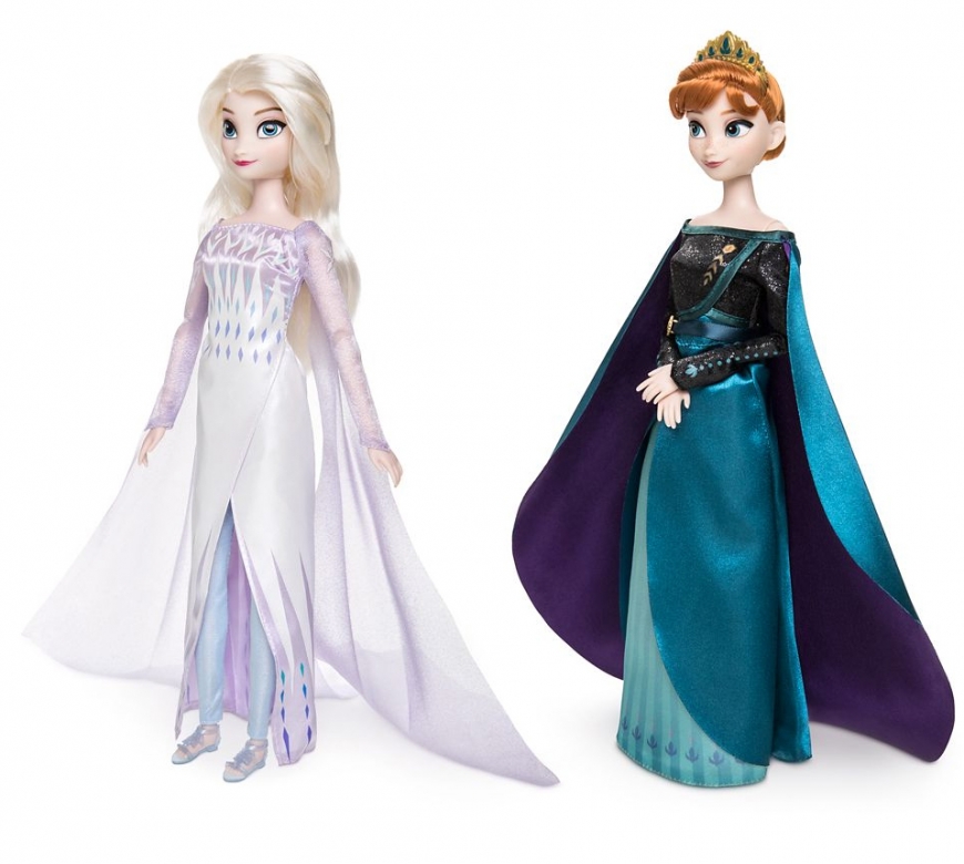 Best price-to-delivery ebay listing for Disney Store Elsa and Anna final dolls - Queen Anna Elsa the Snow Queen dolls