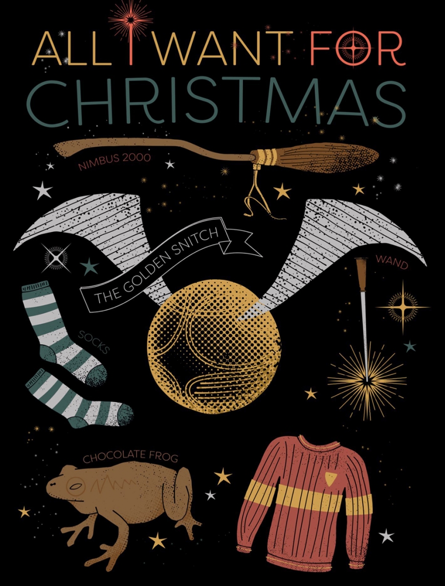 Harry Potter Christmas card