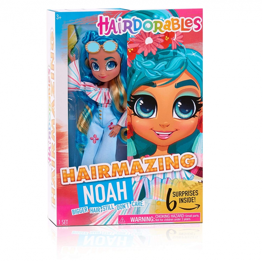Hairdorables Hairmazing Noah fashion doll