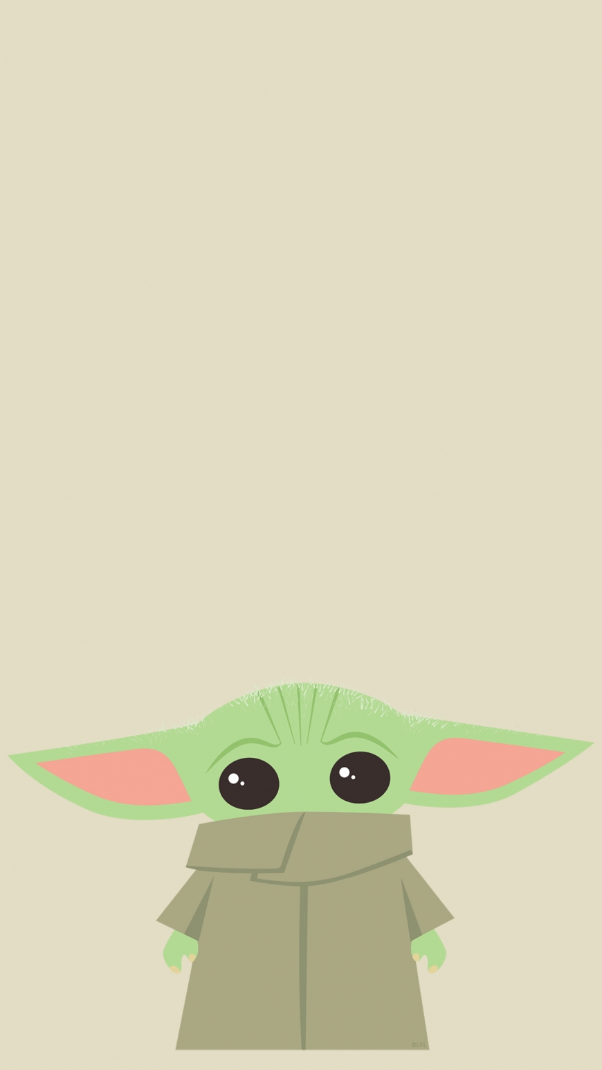 Cute Baby Yoda wallpaper