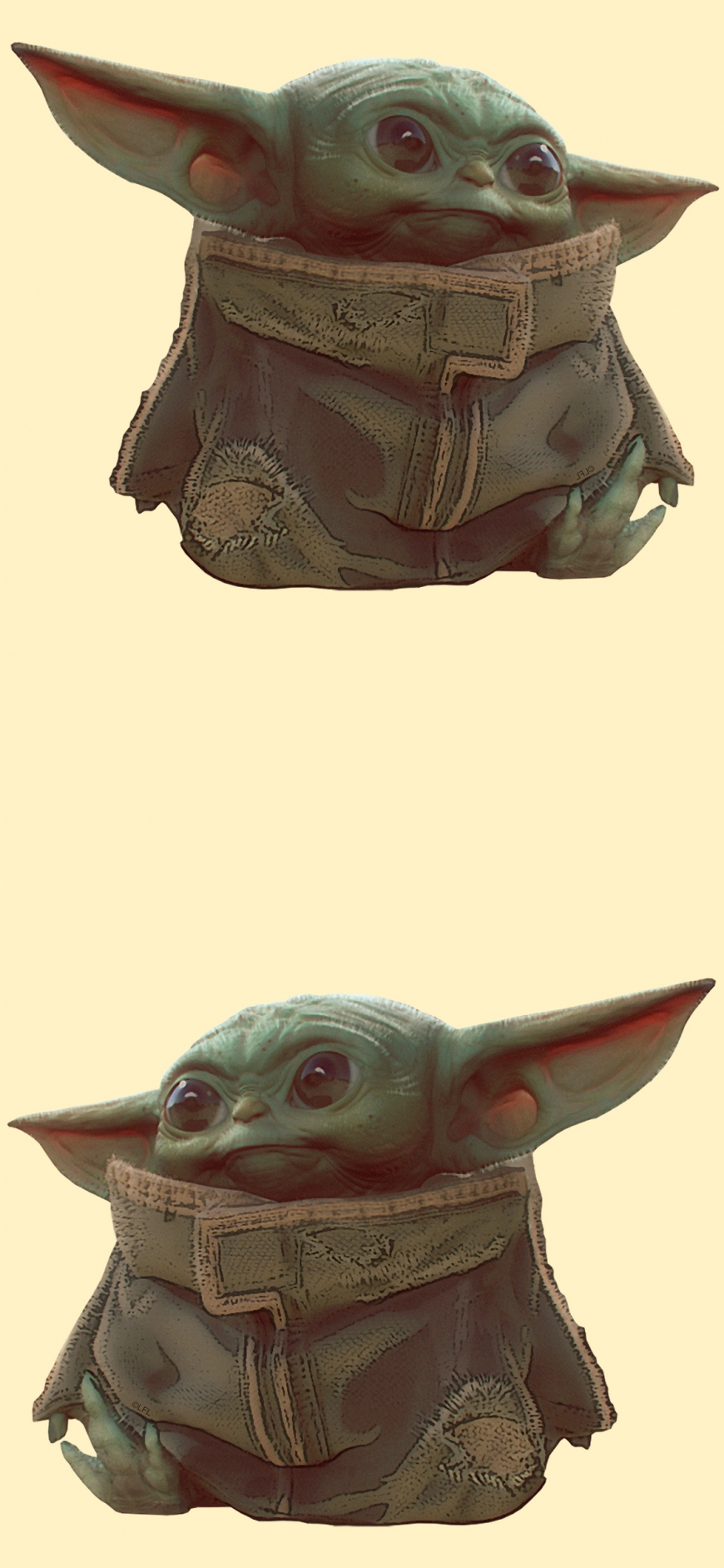 Baby Yoda iphone x wallpaper