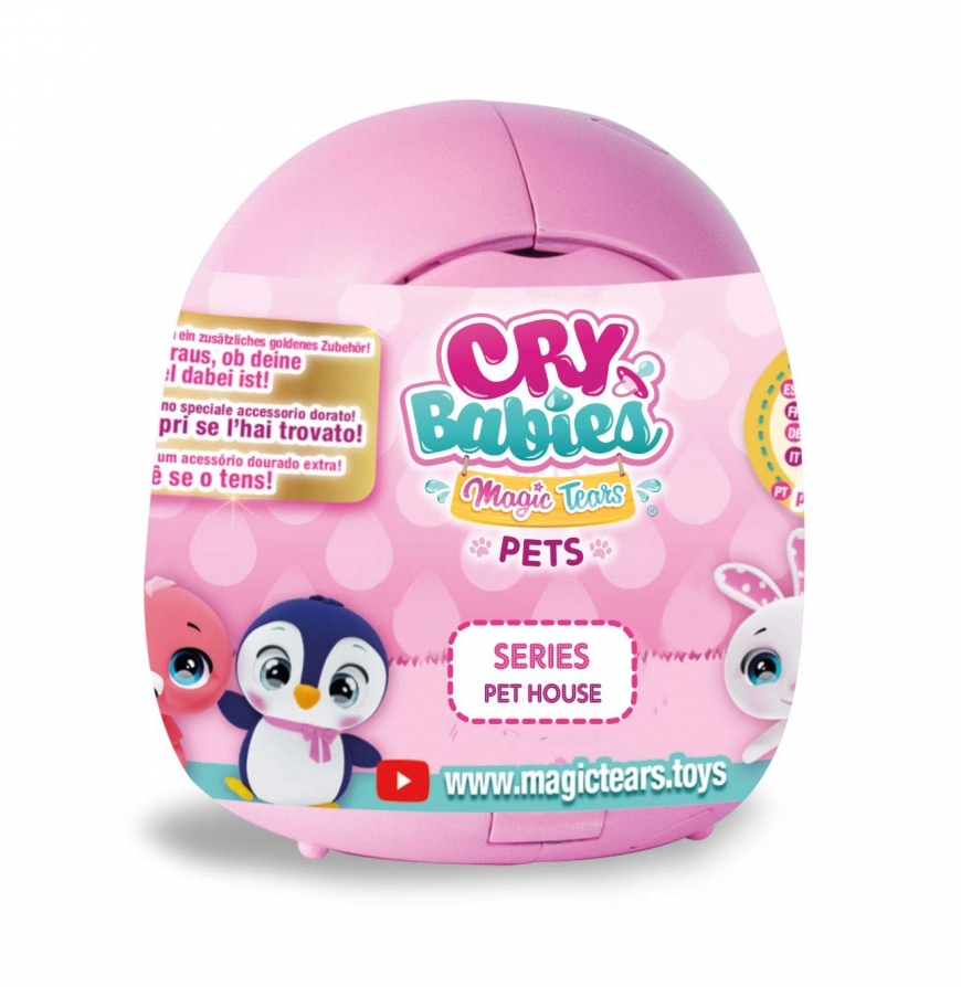 Cry Babies Magic Tears Pets with house toy