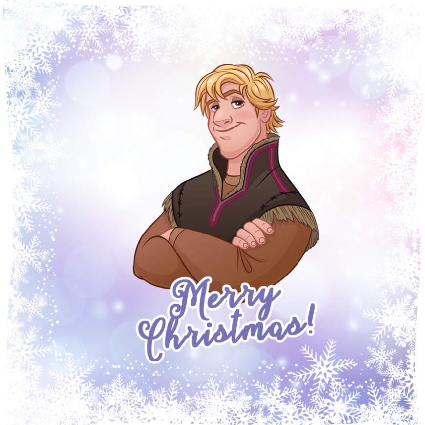 Christmas card Kristoff Frozen 2