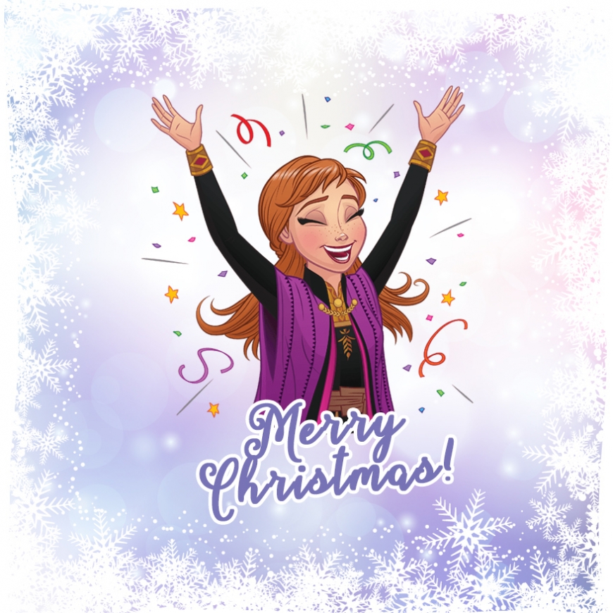 Harry Christmas card Anna Frozen 2