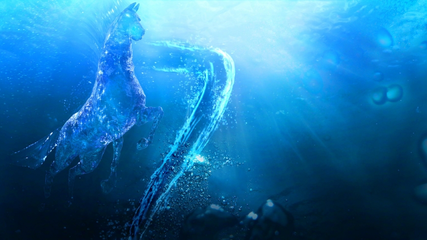 Frozen 2 hd wallpaper with numbers, spirits magic