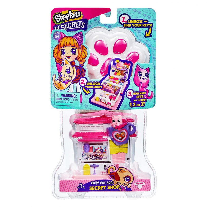 Shopkins Lil Secrets Secret Shops - Cutie Cat Cafe