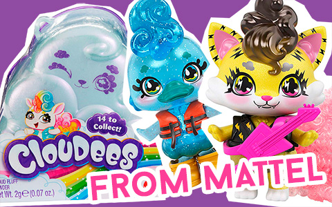 New toys 2020: Mattel Cloudees pets - cloud themed surprise figures