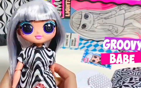 LOL OMG Lights Groovy Babe doll. Images. Black Light Surprises. Where to buy? Release date?