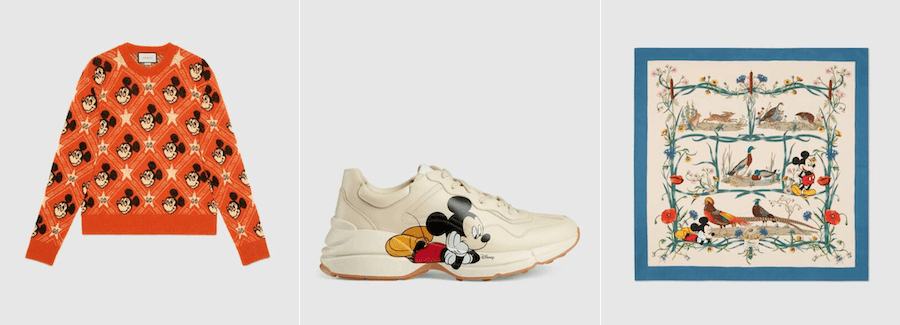 Disney x Gucci Mickey Mouse Collection