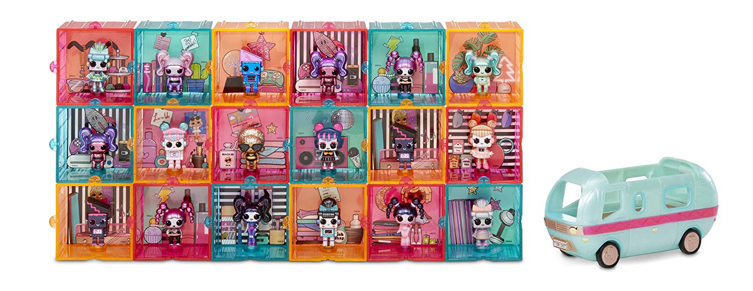 is selling LOL Surprise Tiny Toys full set 1 - 18 Pack to Build a  Tiny Glamper for $84.99 