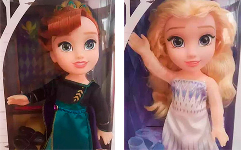 New Jakks Pacific Frozen 2 dolls Elsa Snow Queen and Anna Queen of Arendelle are cuter than first ones