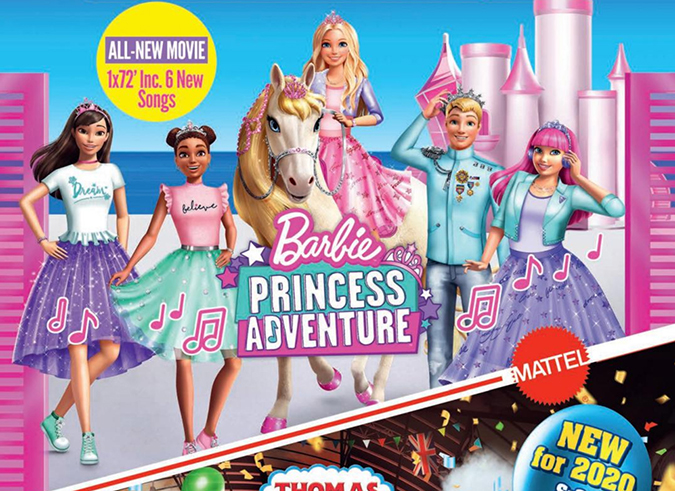 New animation movie from Mattel in 2020 - Barbie Princess Adventure -  