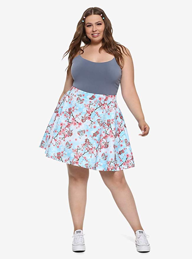 Spring skirt hot topic mulan plus size