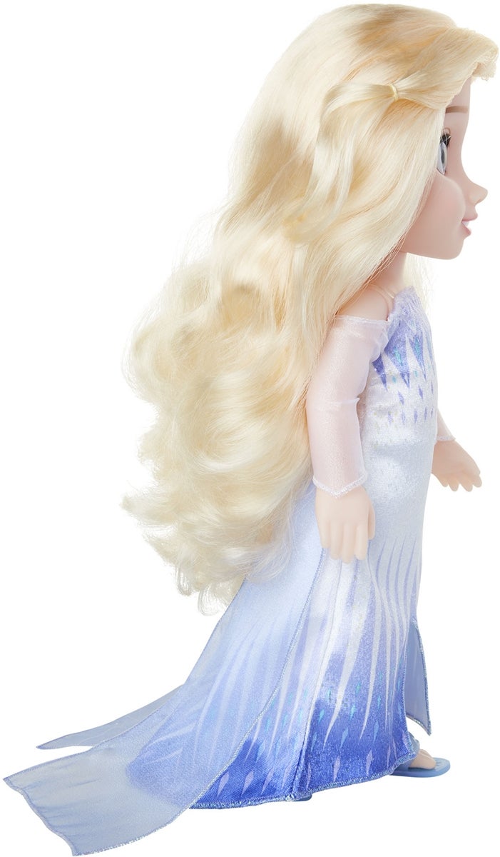 Elsa Frozen 2 Snow queen white dress doll with hair down