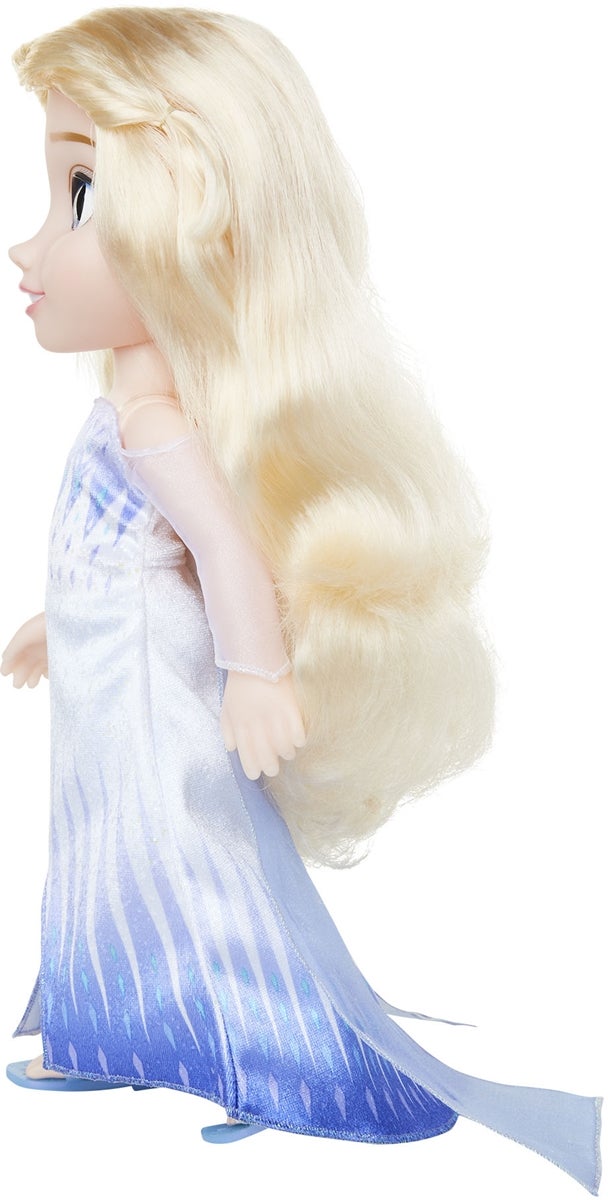 Elsa Frozen 2 Snow queen white dress doll with hair down