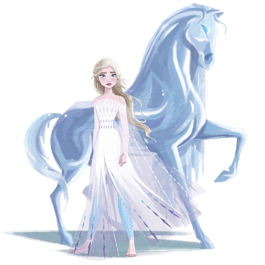 Frozen 2 final look with Nokk water spirit