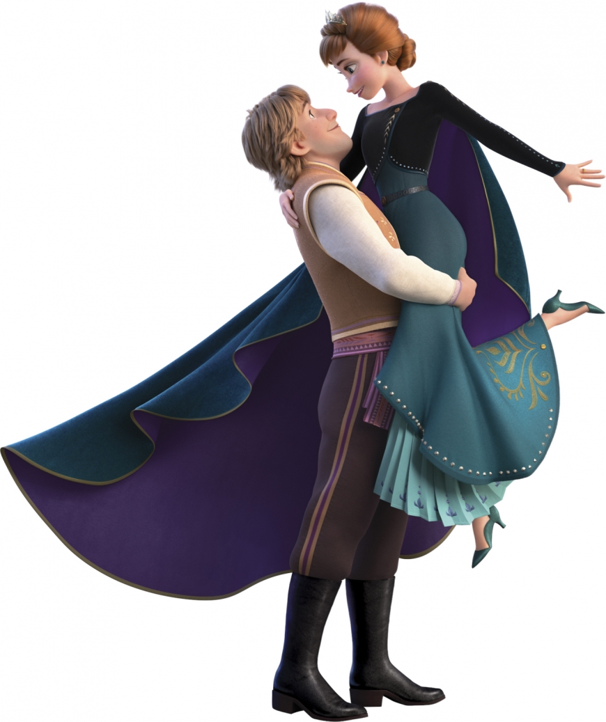 Frozen 2 Anna queen of Arendelle and Kristoff