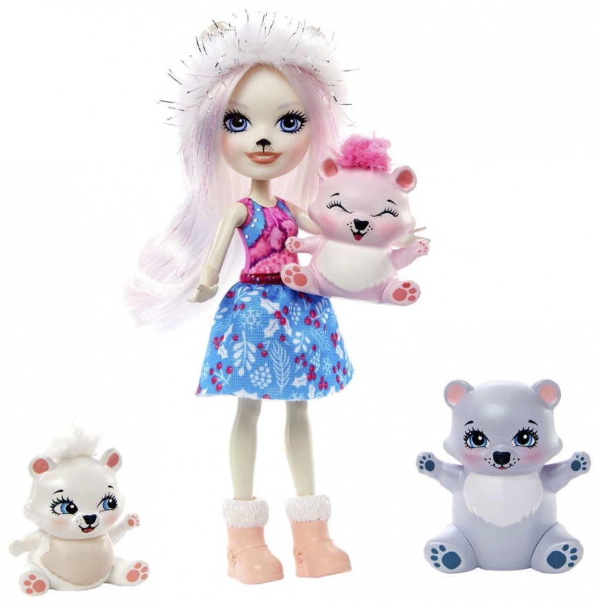 Enchantimals 2020 new Polar Bear family doll