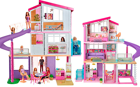 New Barbie Dreamhouse 2021 with lights and sounds - YouLoveIt.com