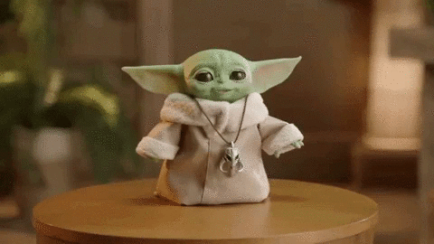 The Mandalorian Baby Yoda Animatronic toy from Hasbro The Mandalorian Baby Yoda Animatronic toy from Hasbro