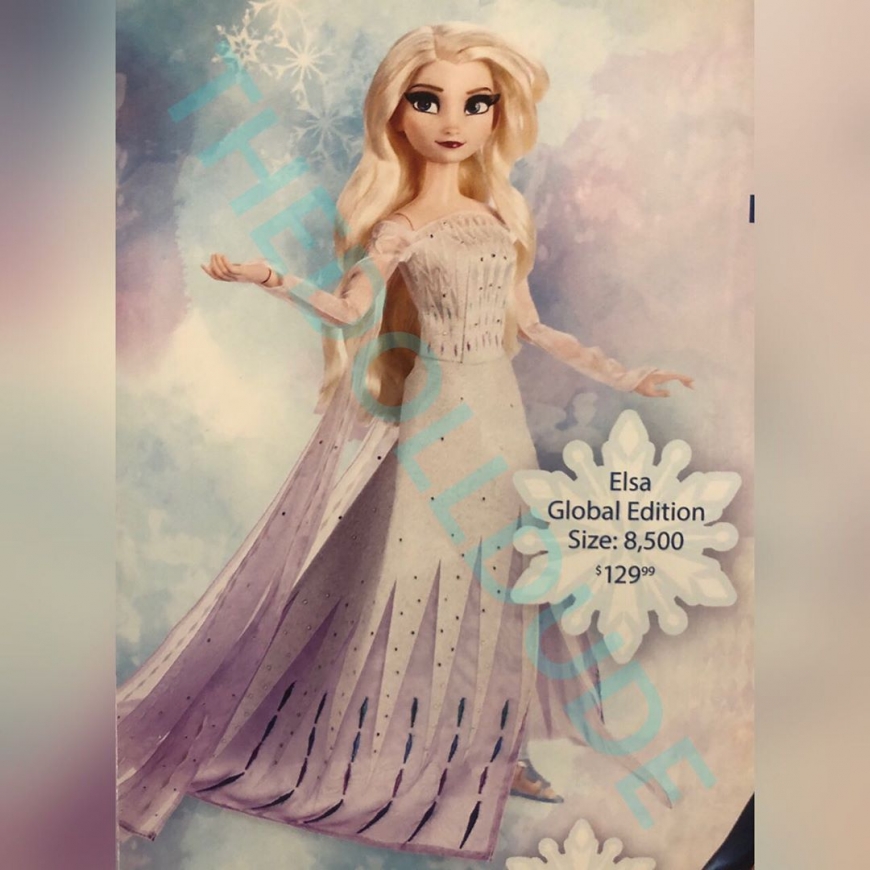 Disney Limited Edition doll Elsa Snow Queen white dress hair down 2020
