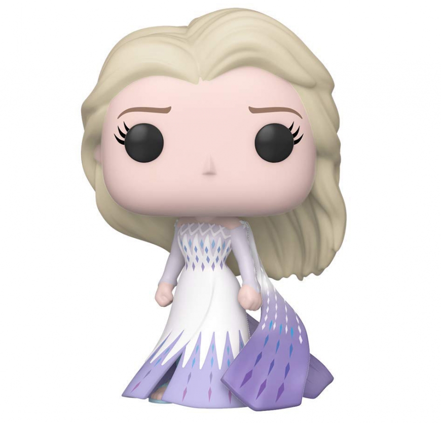 Elsa Funko Pop Hair Down white dress epilogue dress