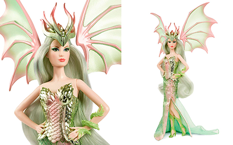 Barbie the Dragon Empress collector doll is out. Stock images and links