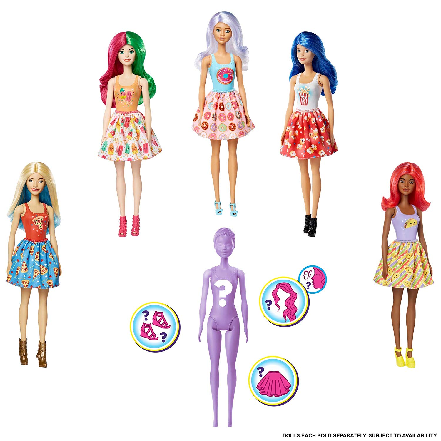 Barbie Color Reveal series 2 - Foodie Series dolls are out! - YouLoveIt.com