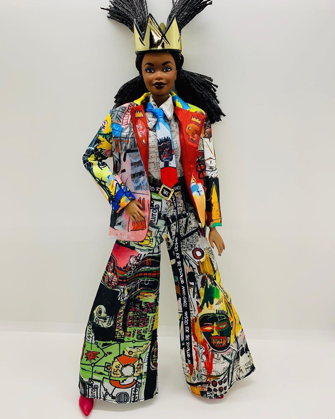 First image of the Jean Michel Basquiat Barbie collector 2020 doll