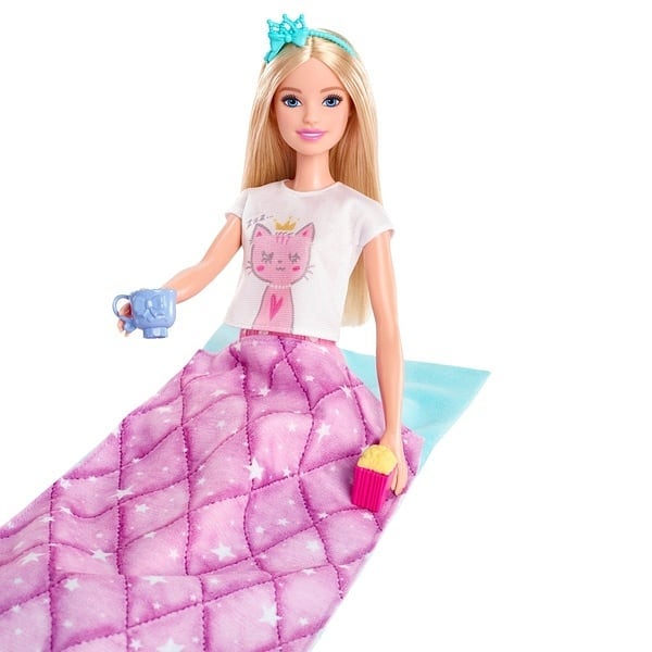 Barbie princess adventure sleepover set dolls