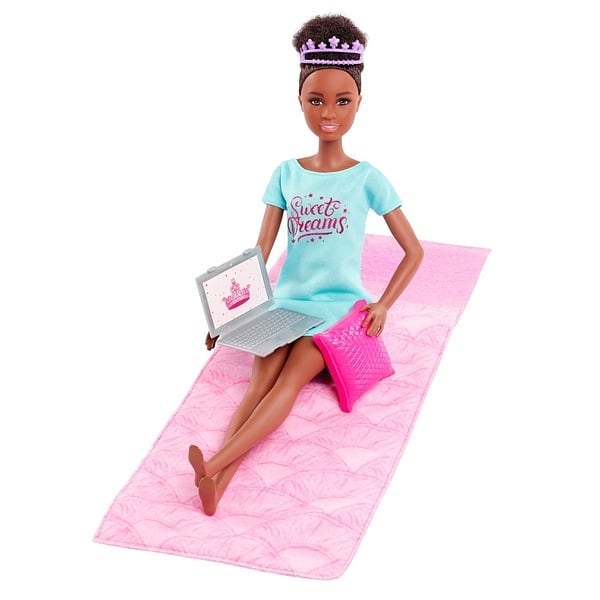 Barbie princess adventure sleepover set dolls