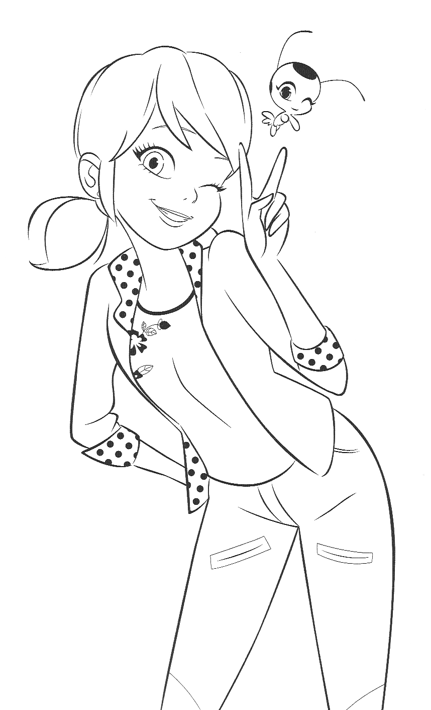 Miraculous Ladybug Printable Coloring Pages