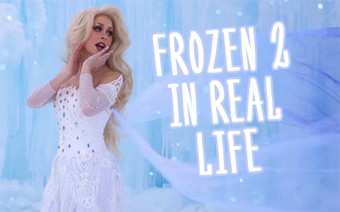 Frozen 2 SHOW YOURSELF in real life amazing clip