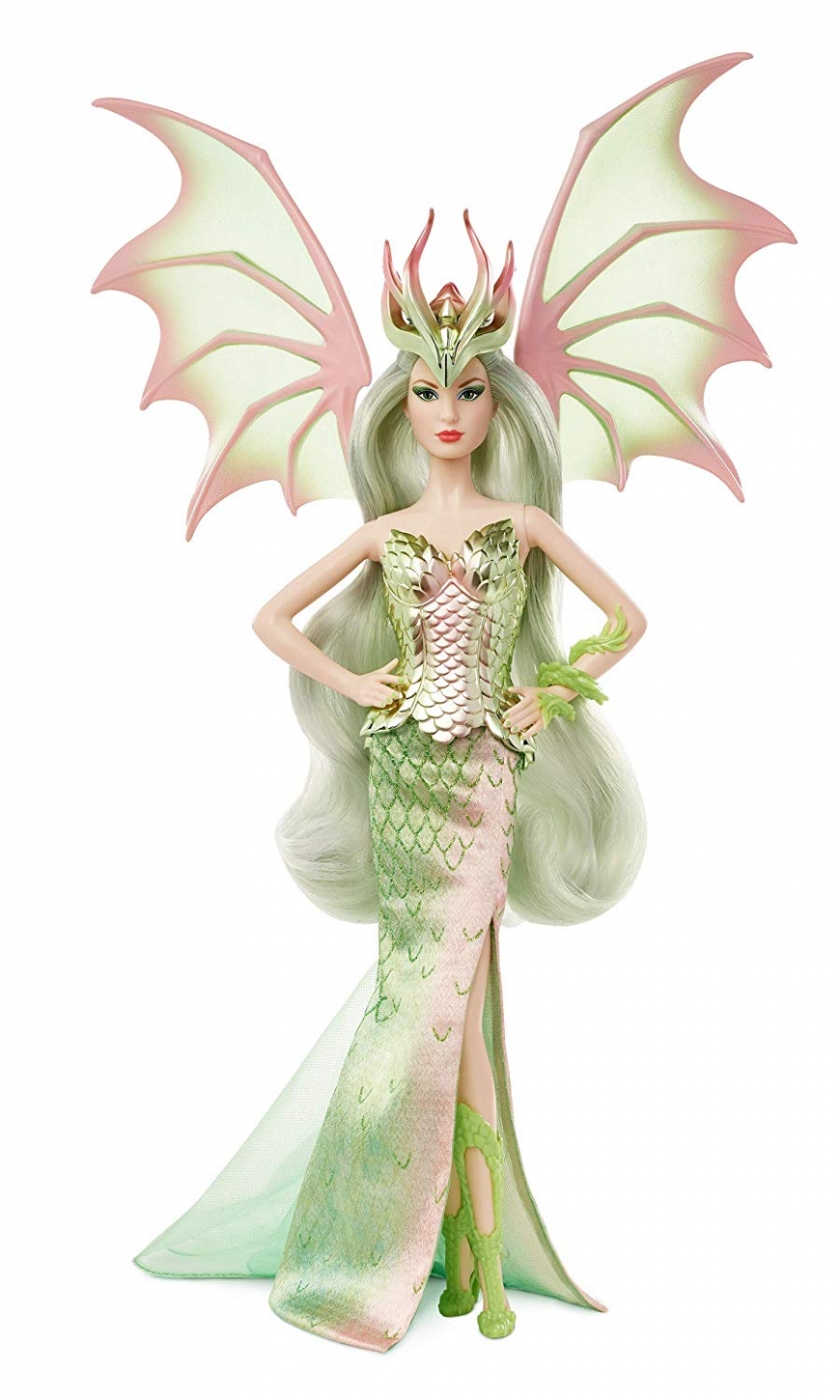 Barbie the dragon empress doll stock pictures