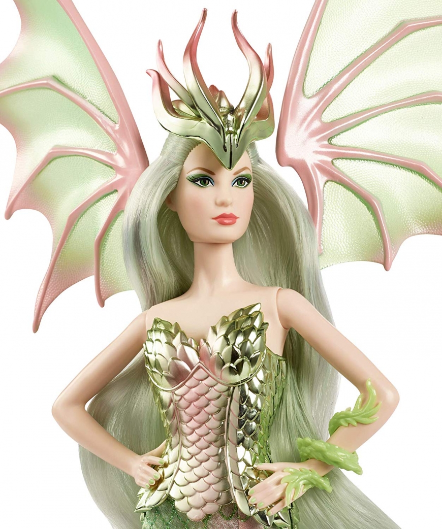 Barbie the dragon empress doll stock pictures