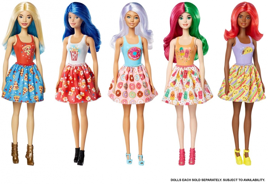 Barbie color reveal series 2 dolls stock pictures