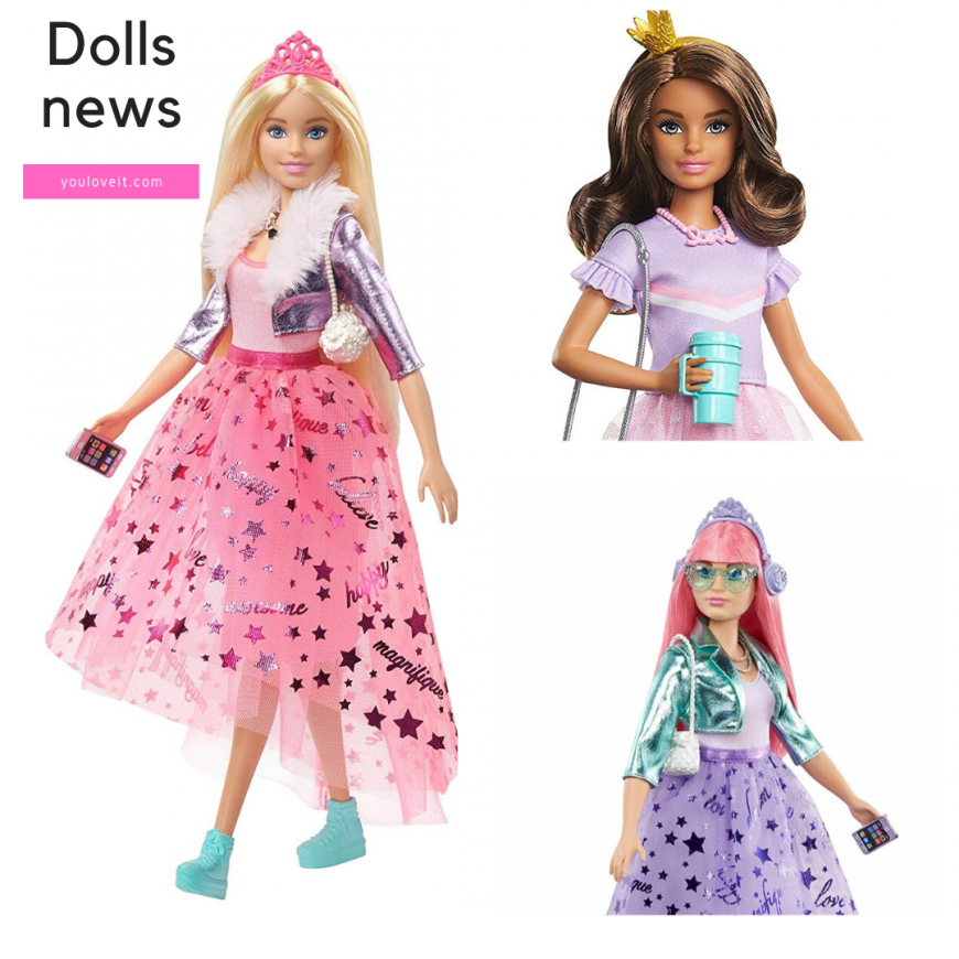 Barbie Princess Adventure Sleepover set with 3 dolls images - YouLoveIt.com