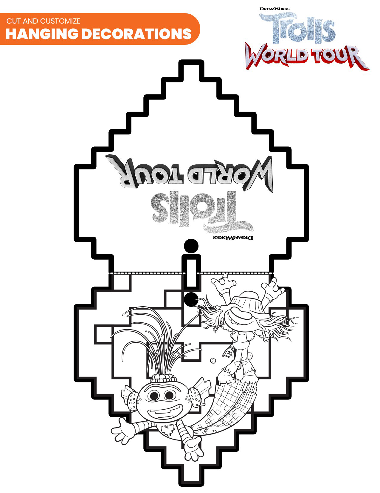 Trolls World Tour coloring pages